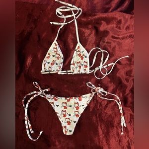 Hello kitty bikini/club/stripper/pole dance/exotic wear/ dance